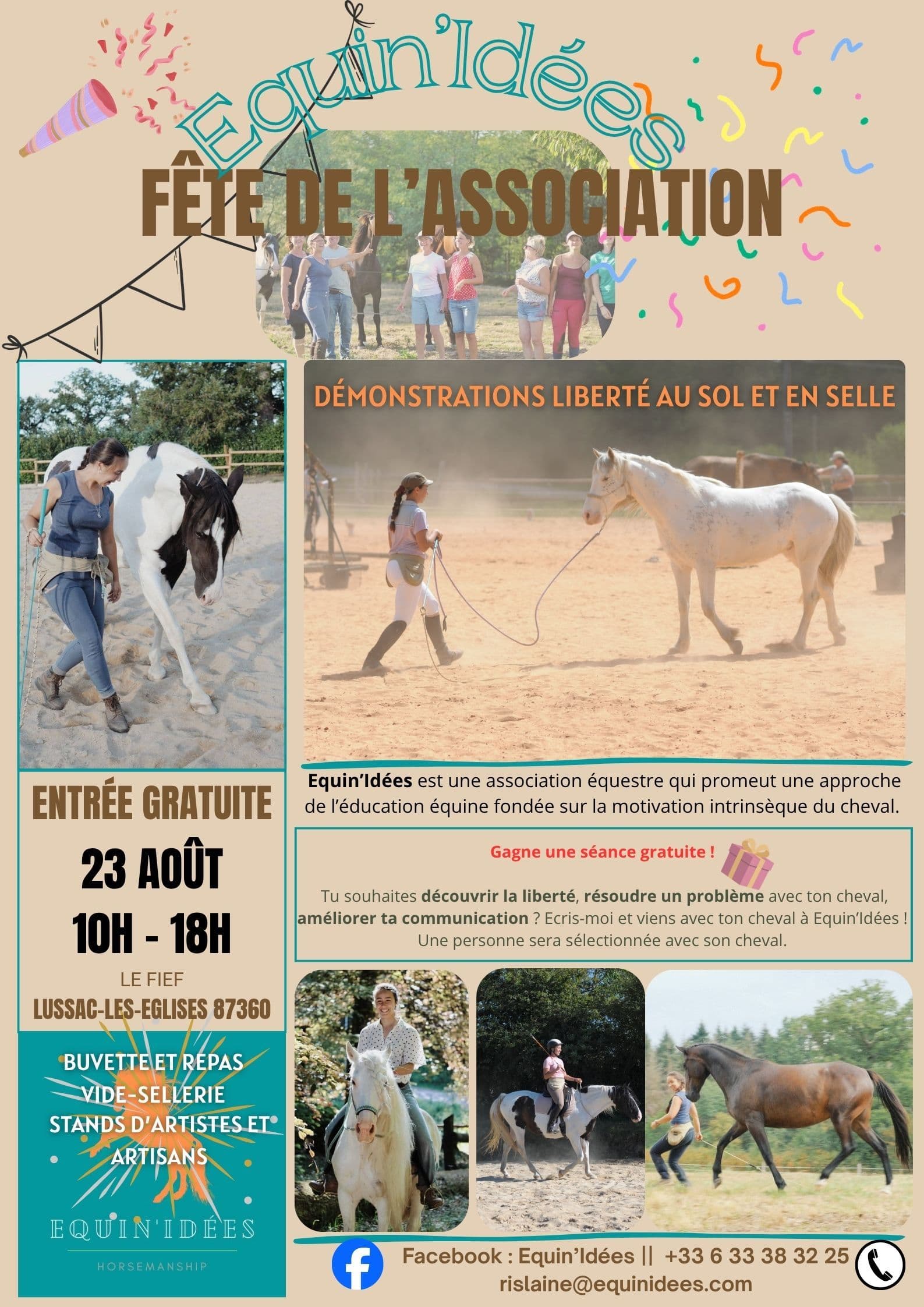 Aperçu d'un stage Equin'Idées